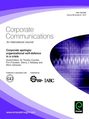 cover image of Corporate Communications: An International Journal, Volume 15, Issue 4